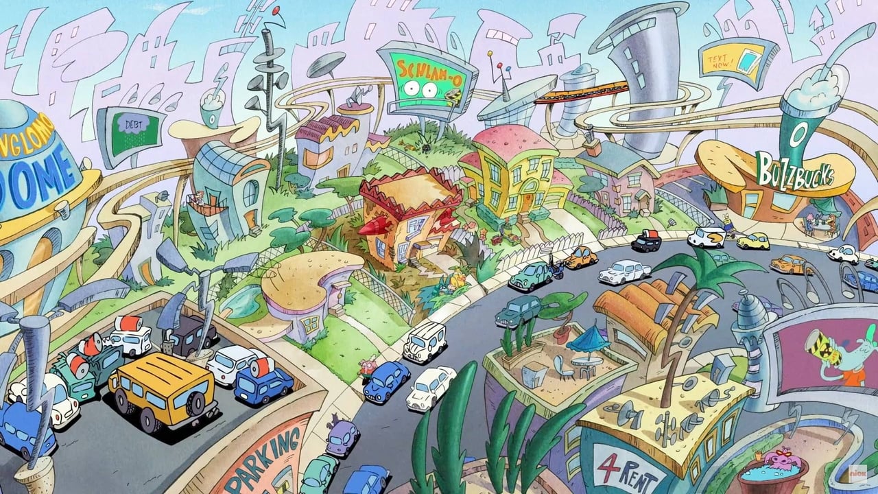 Rocko's Modern Life: Static Cling background