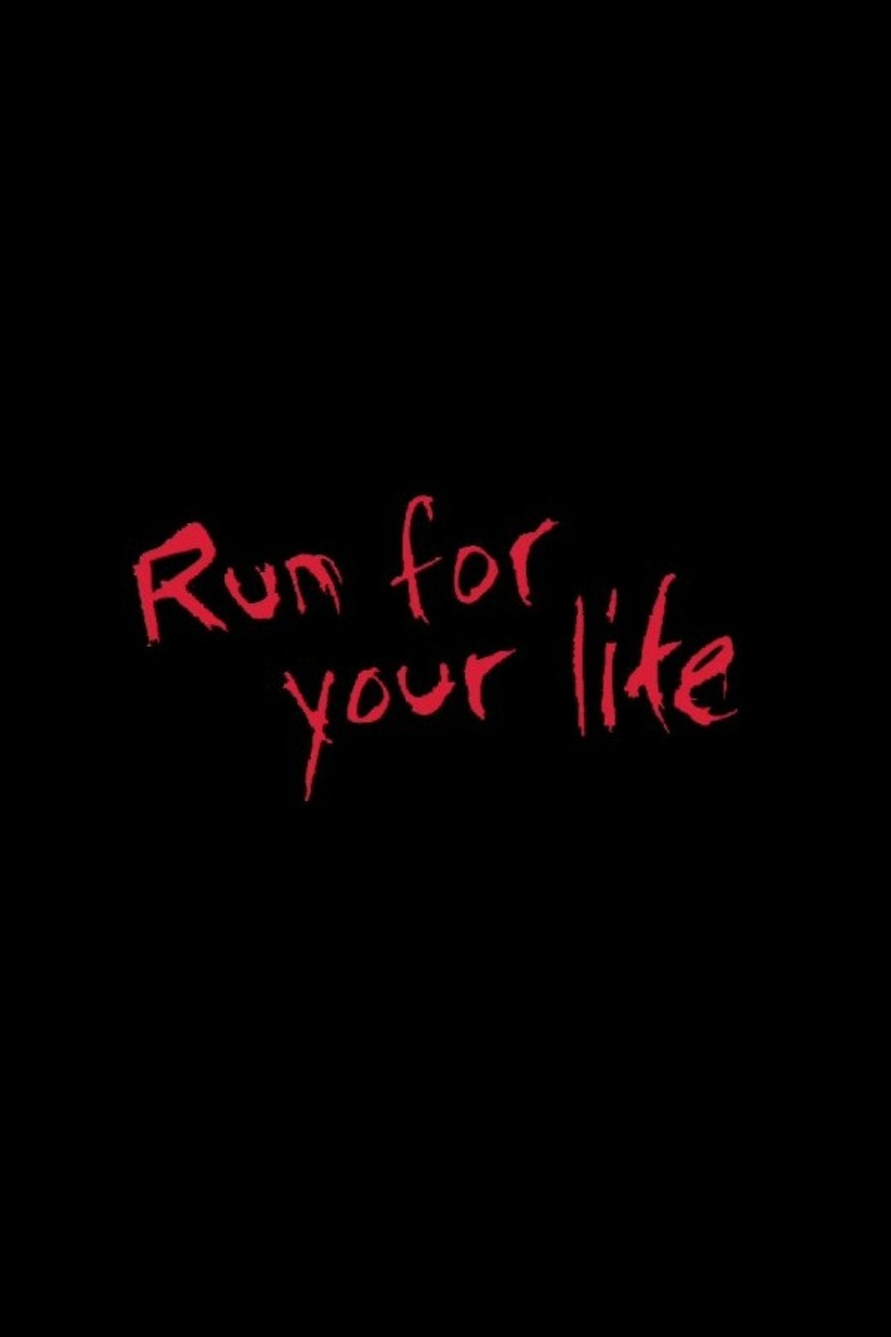 Run for Your Life filmaffisch