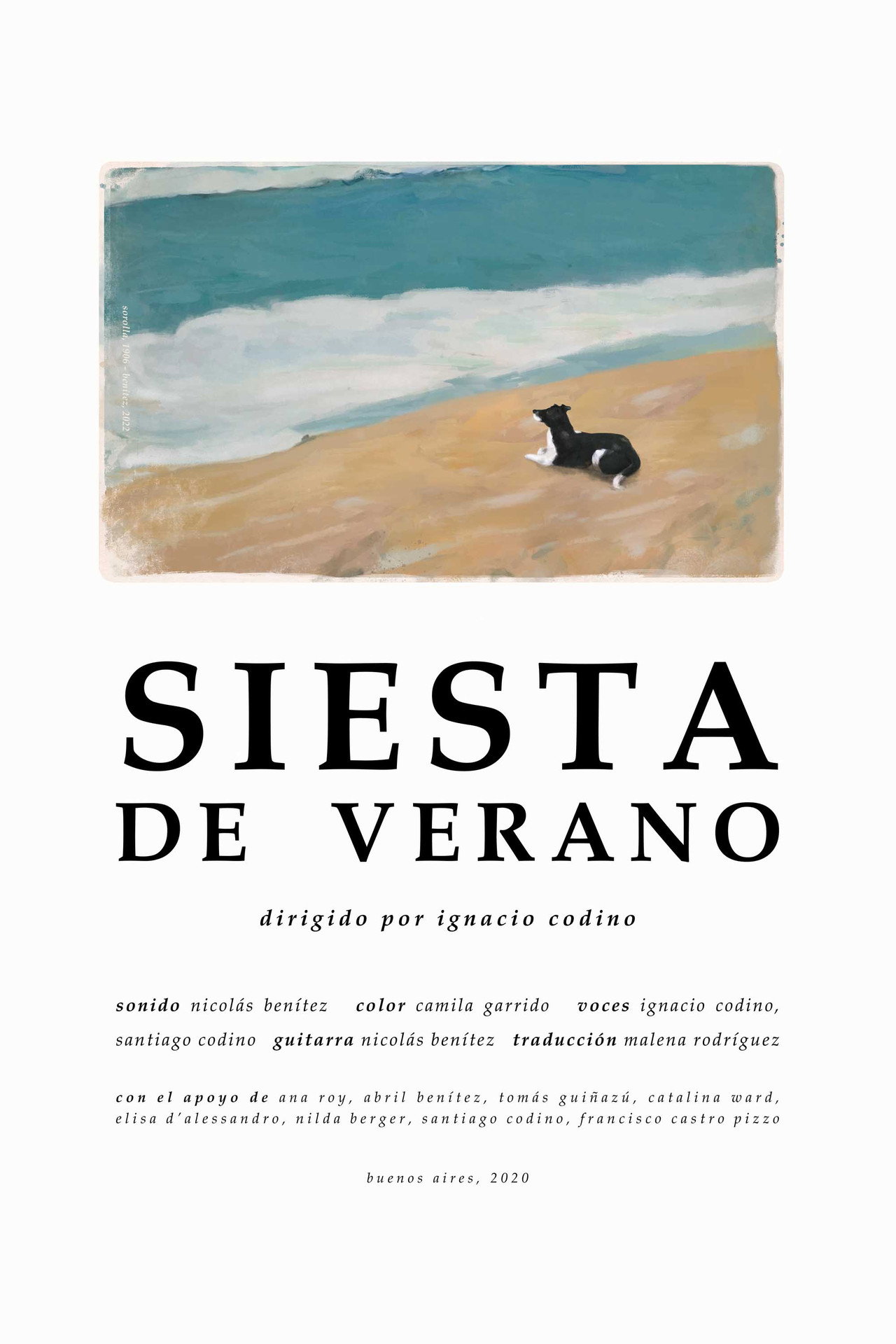 Siesta de verano filmaffisch