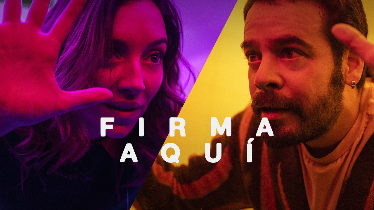 Firma Aquí backdrop