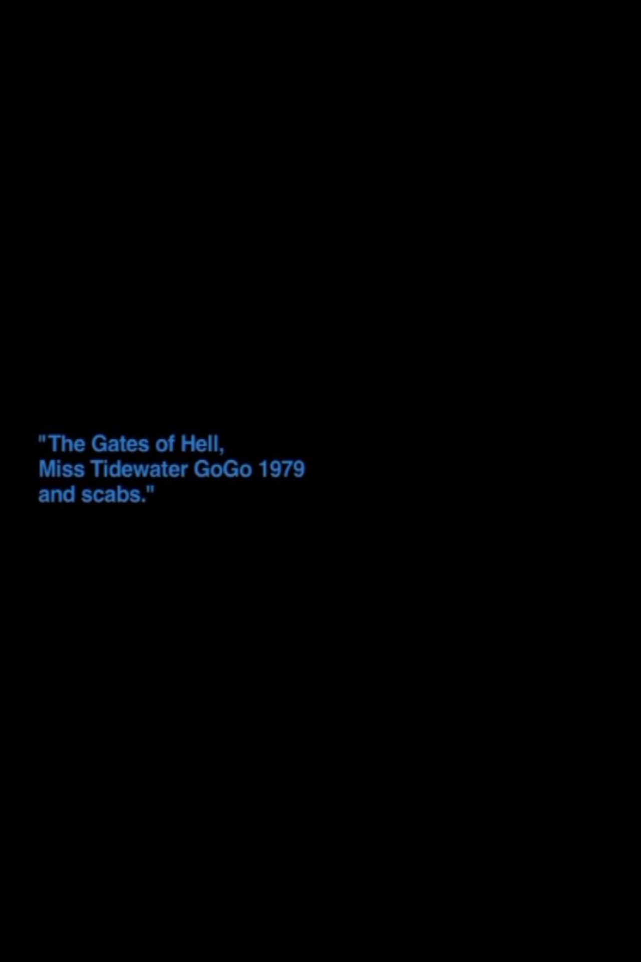 „The Gates Of Hell, Miss Tidewater Gogo 1979 And Scabs“ filmaffisch