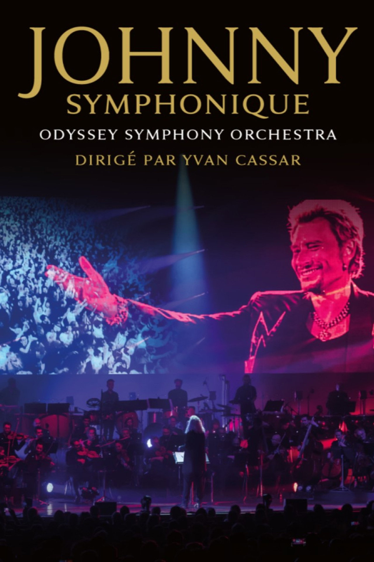 Johnny Hallyday symphonique filmaffisch