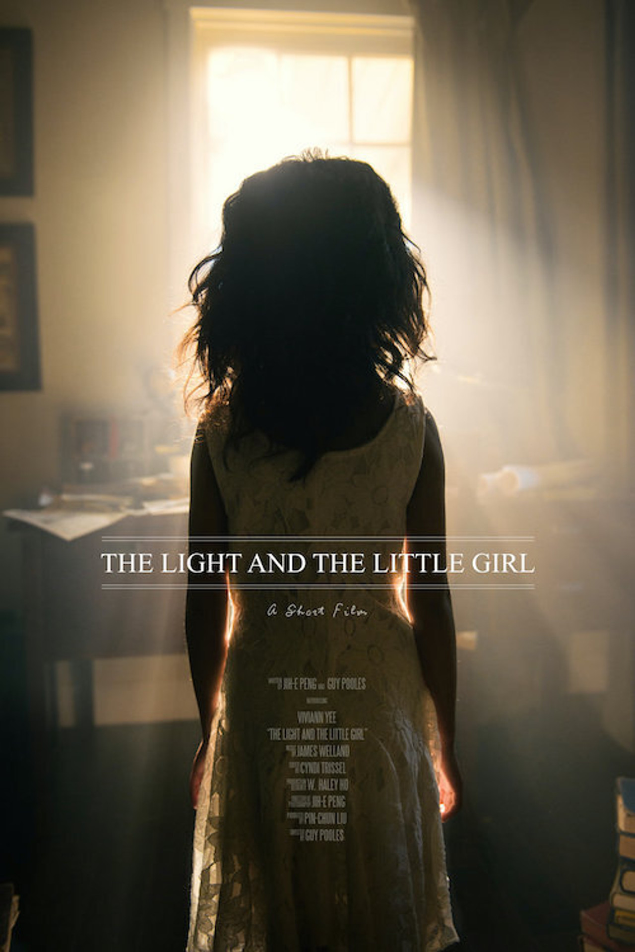 The Light and the Little Girl Backdrop