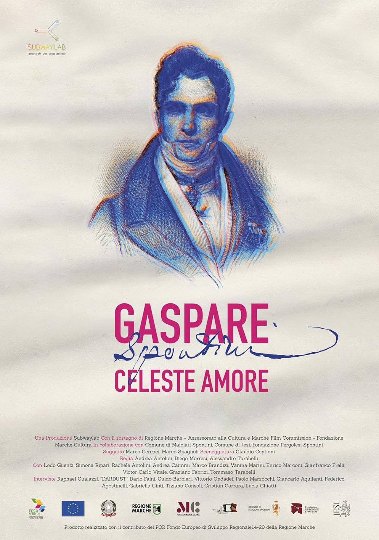 Gaspare Spontini, Celeste Amore filmaffisch