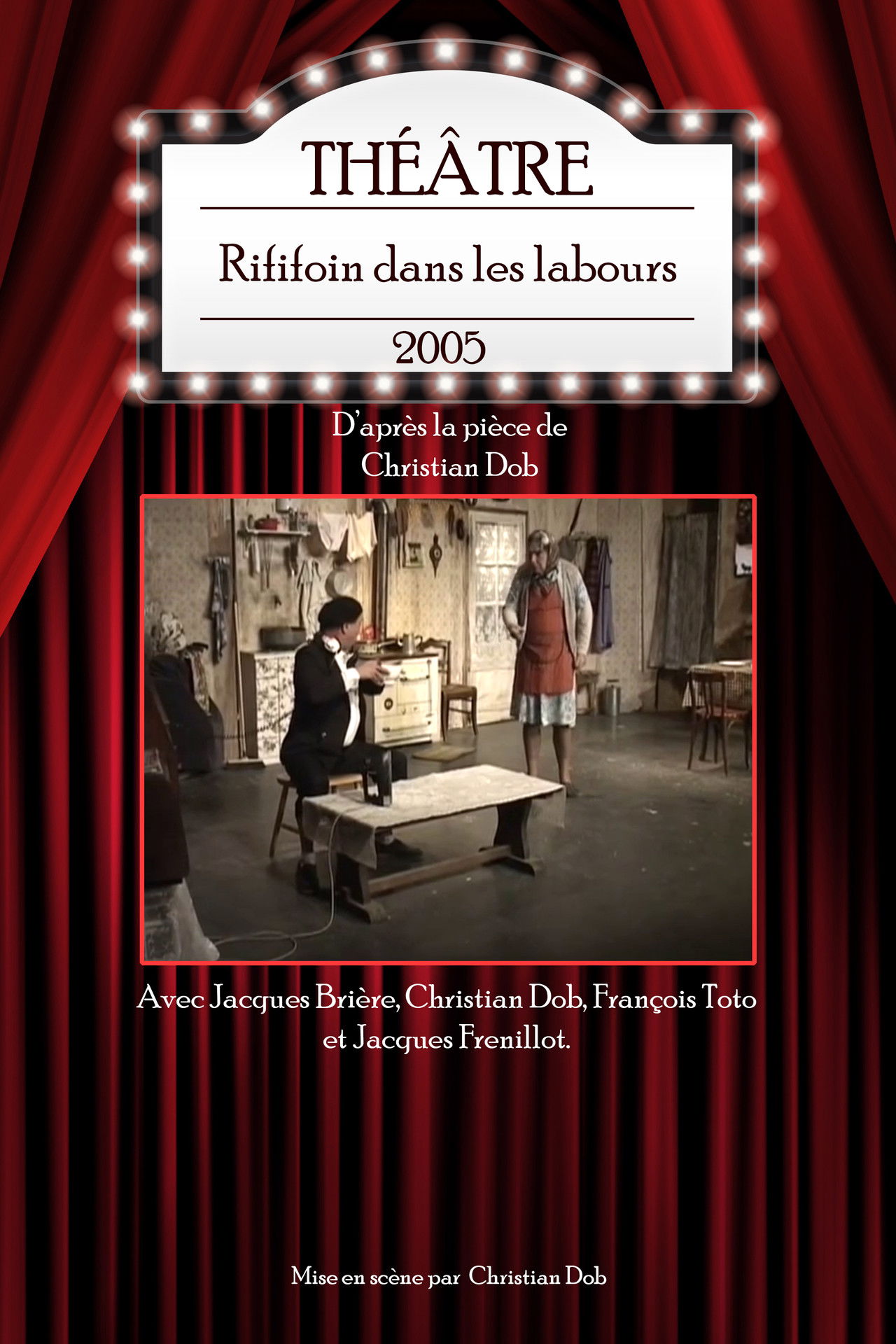 Rififoin dans les labours Backdrop
