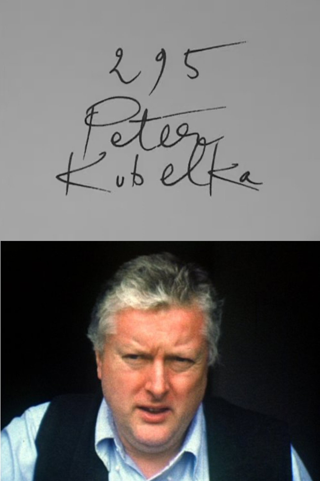 Cinématon n°295 : Peter Kubelka