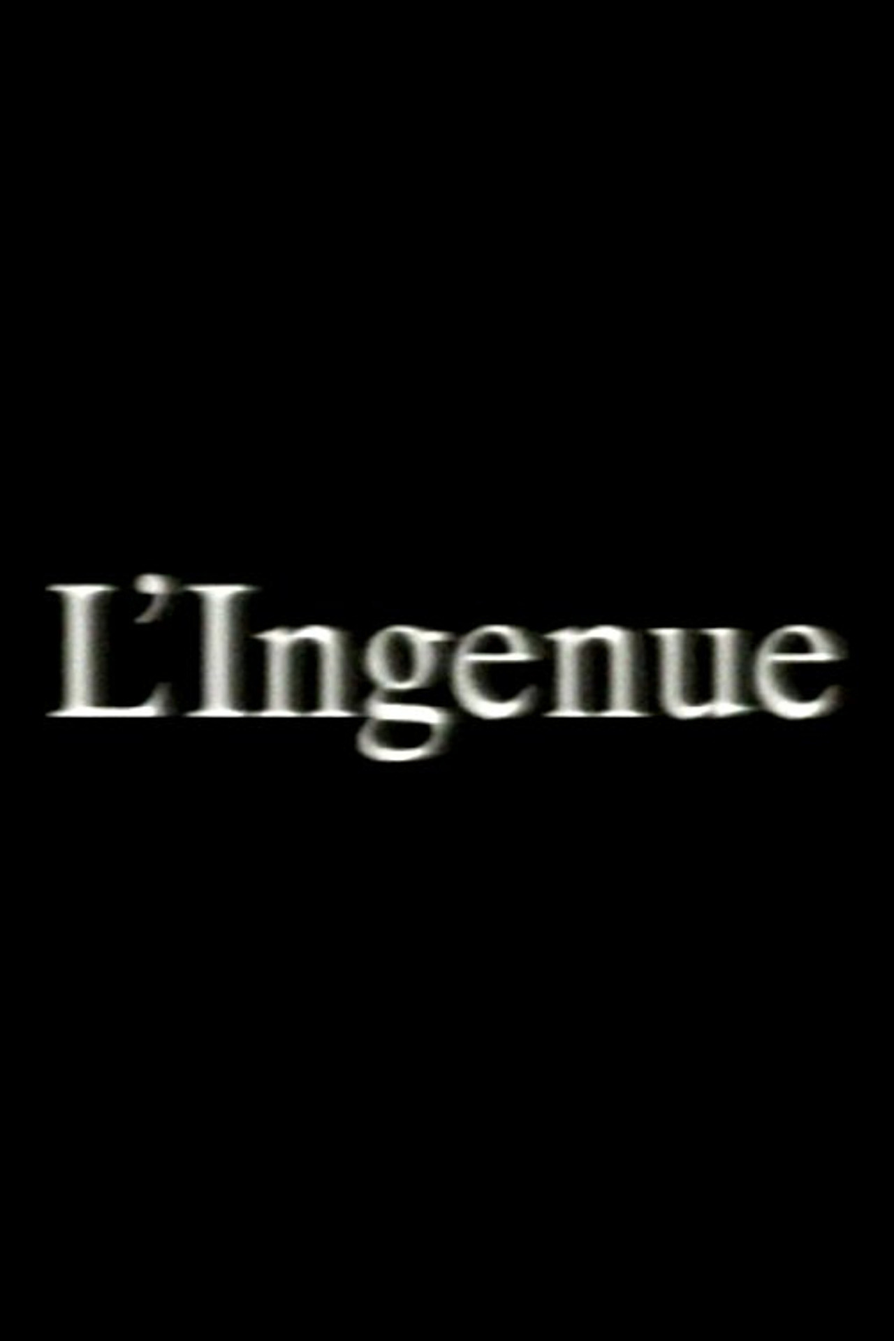 L'Ingenue poster