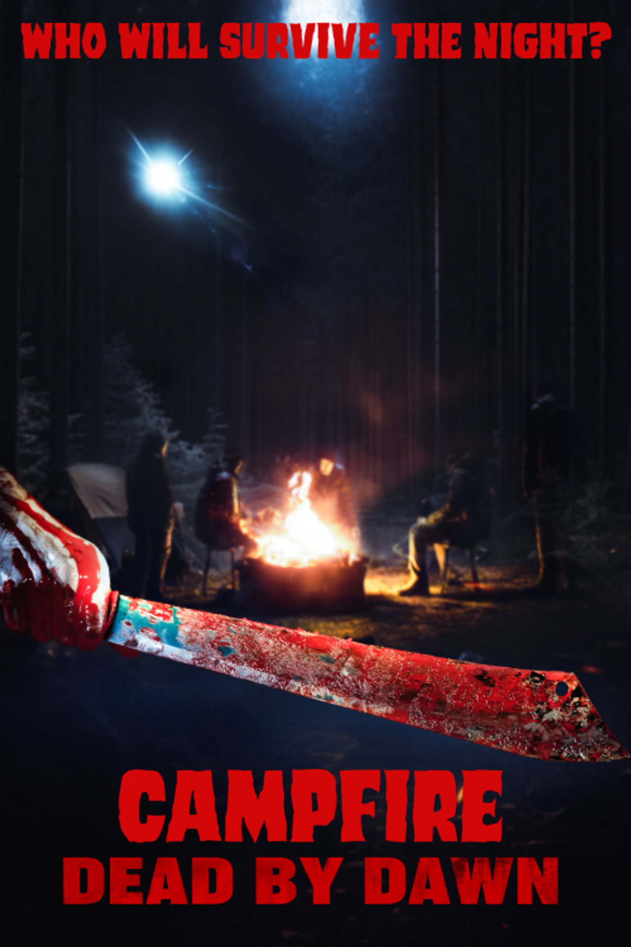 Campfire Dead by Dawn filmaffisch