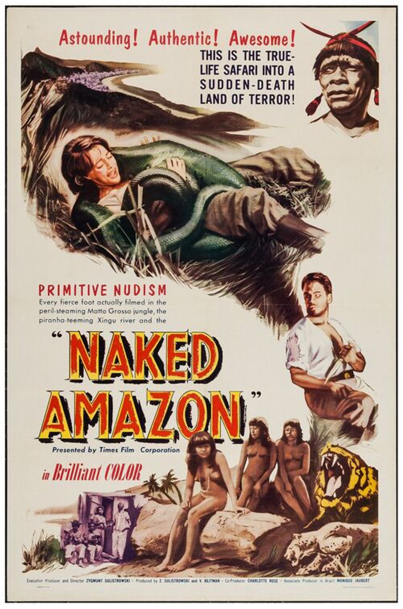 Naked Amazon Backdrop