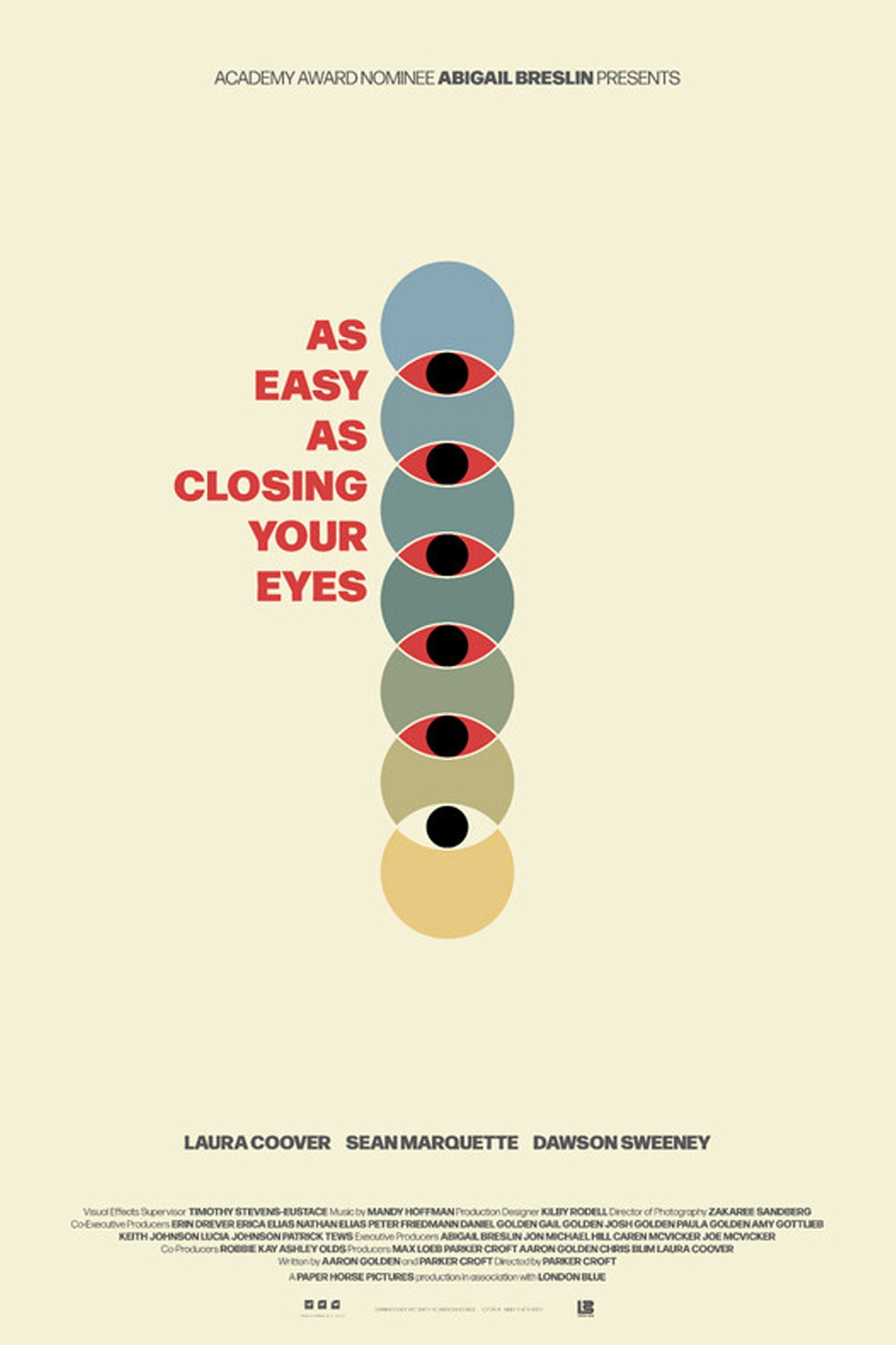 As Easy As Closing Your Eyes filmaffisch