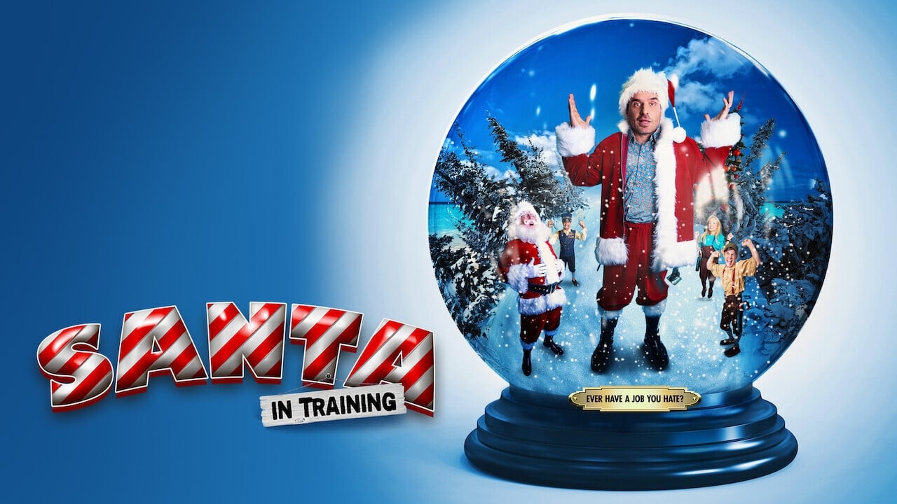 Santa In Training background