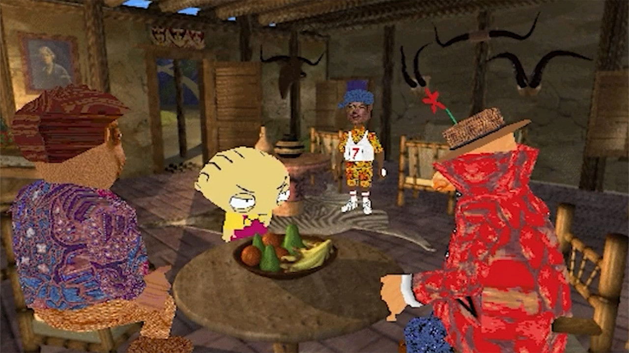 Fëmijë, Dajaka, dhe mallra të vjedhura backdrop