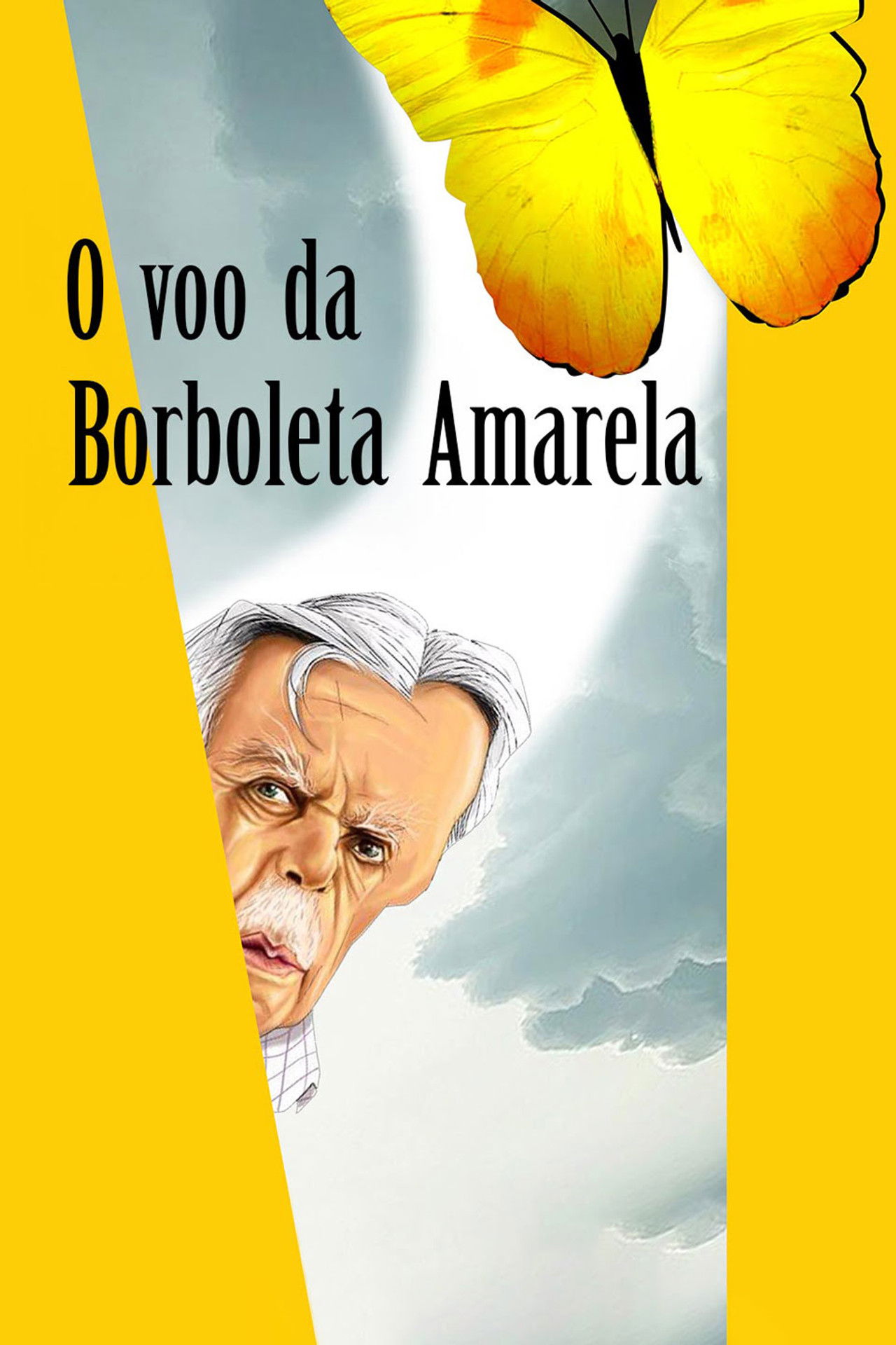 O Voo da Borboleta Amarela Backdrop
