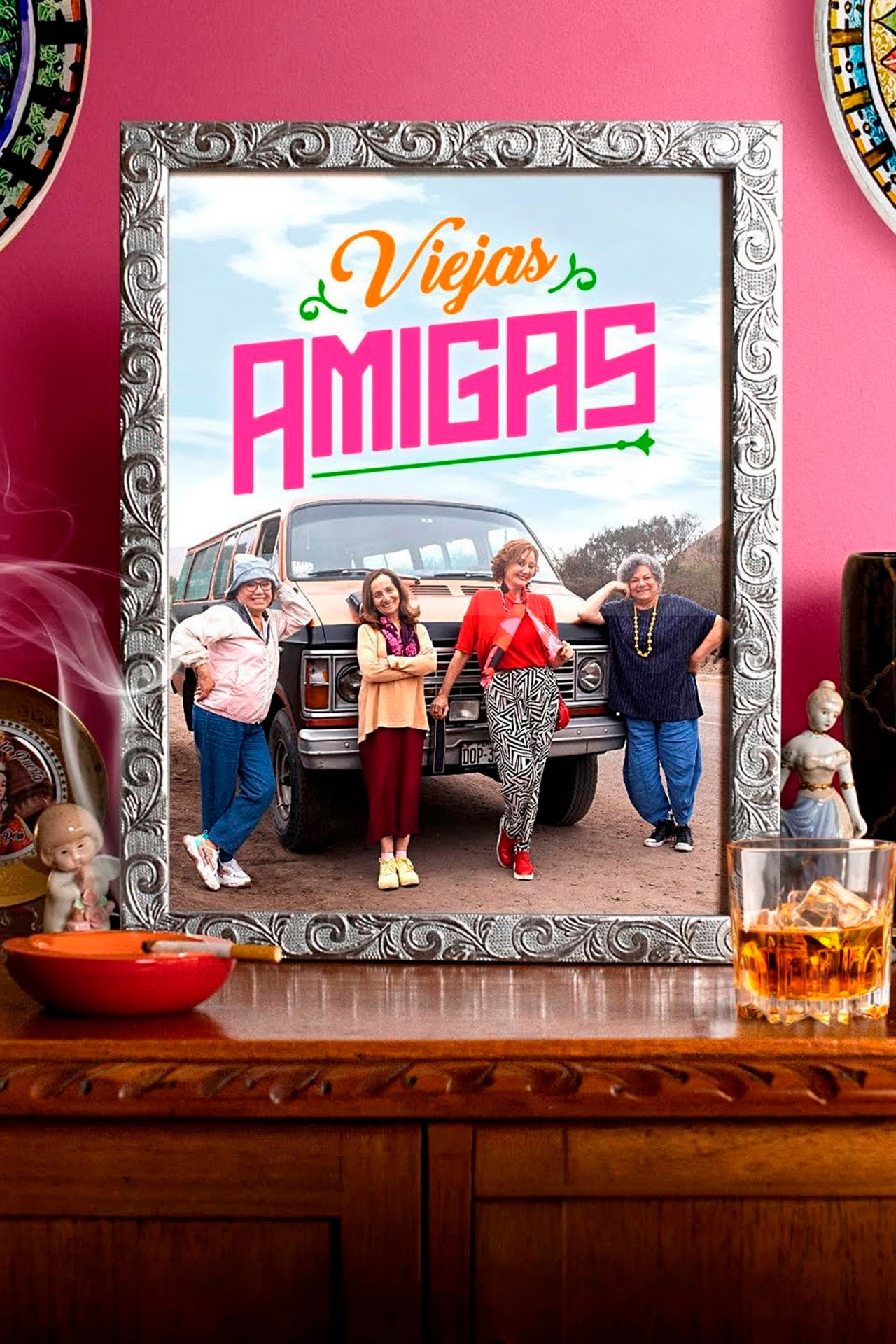 Viejas amigas Backdrop