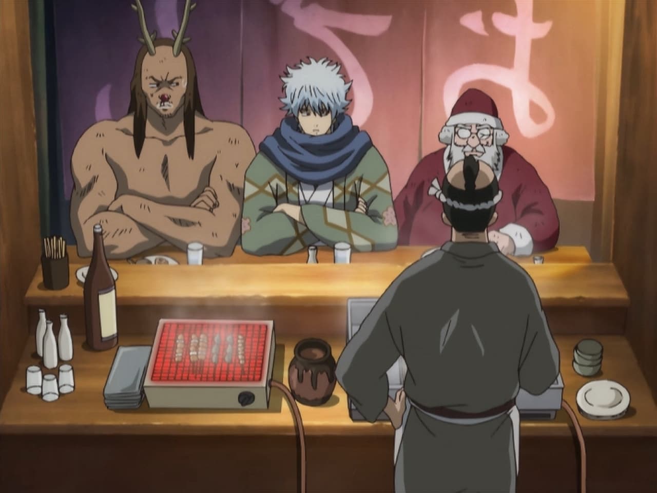 Gintama - Season 1 Episode 37 : People Who Say that Santa Doesn’t Really Exist Actually Want to Believe in Him / Prayer Won't Make Your Worldly Desires Go Away! Control Yourself