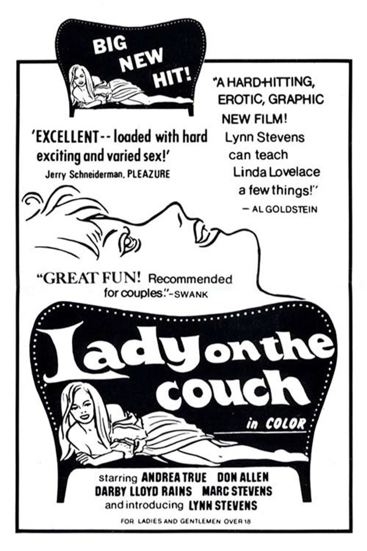 Lady on the Couch Backdrop