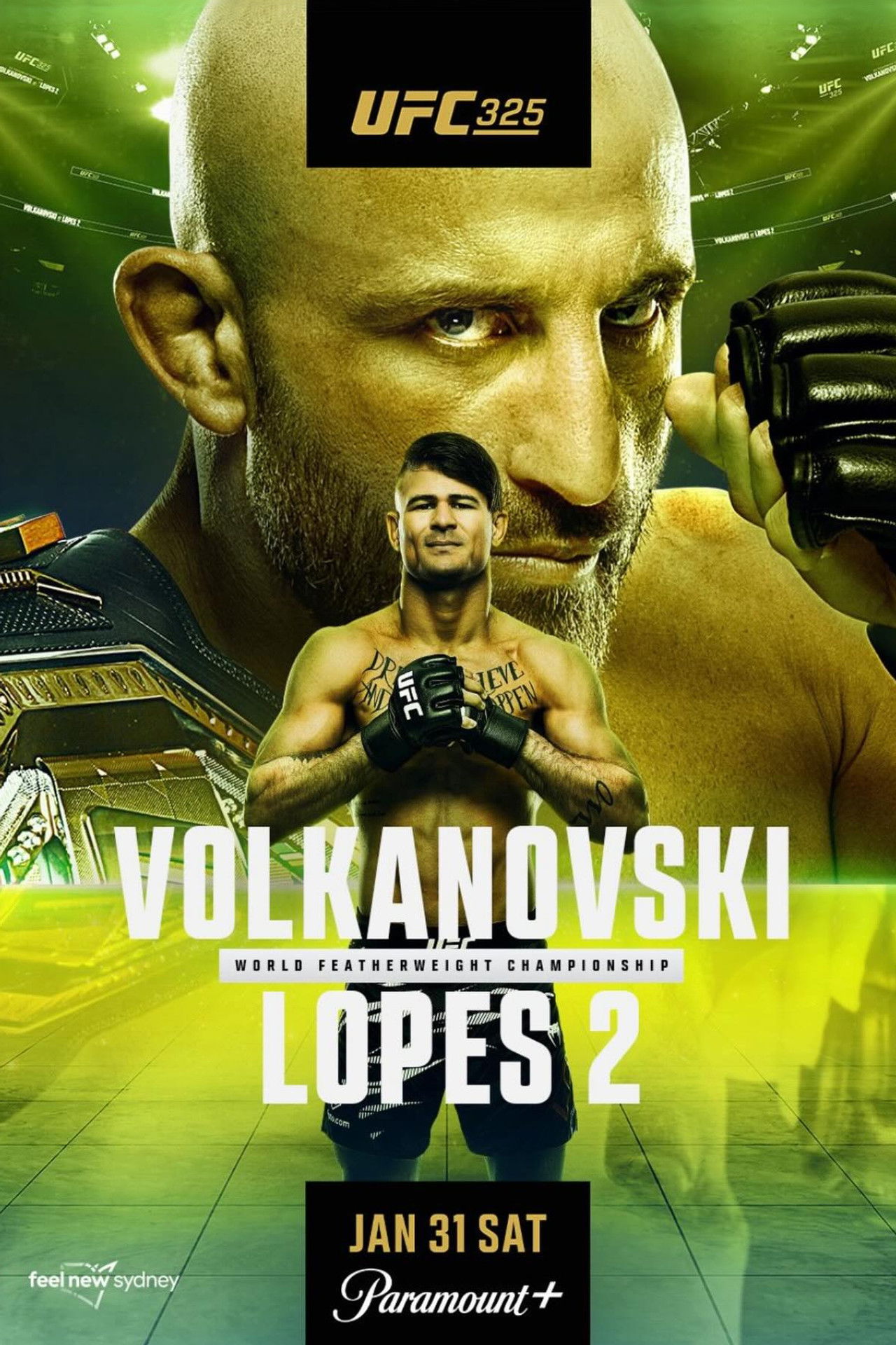 UFC 325: Volkanovski vs. Lopes 2