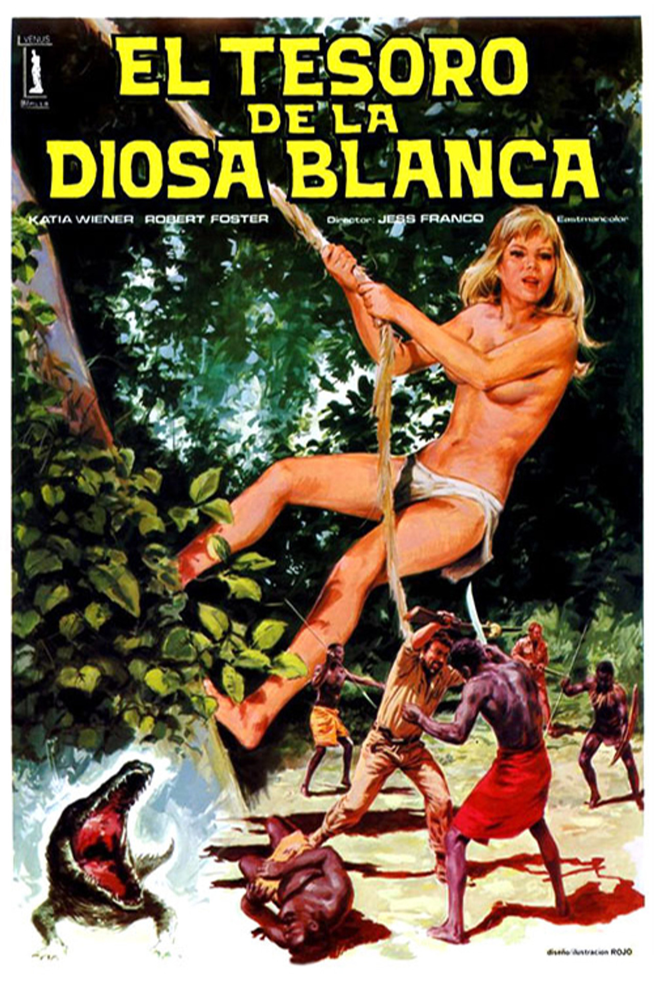 El tesoro de la diosa blanca filmaffisch