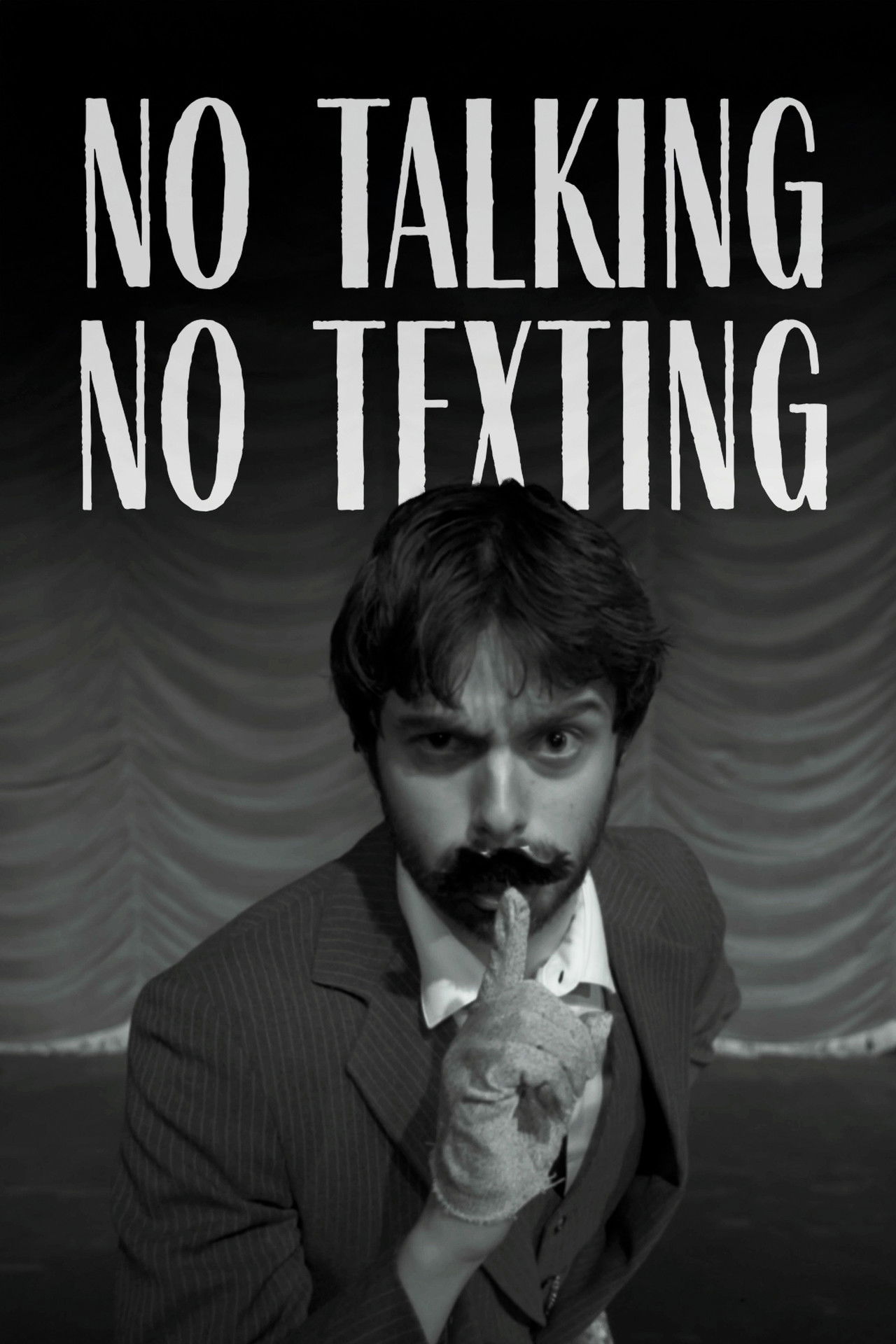 No Talking, No Texting Backdrop