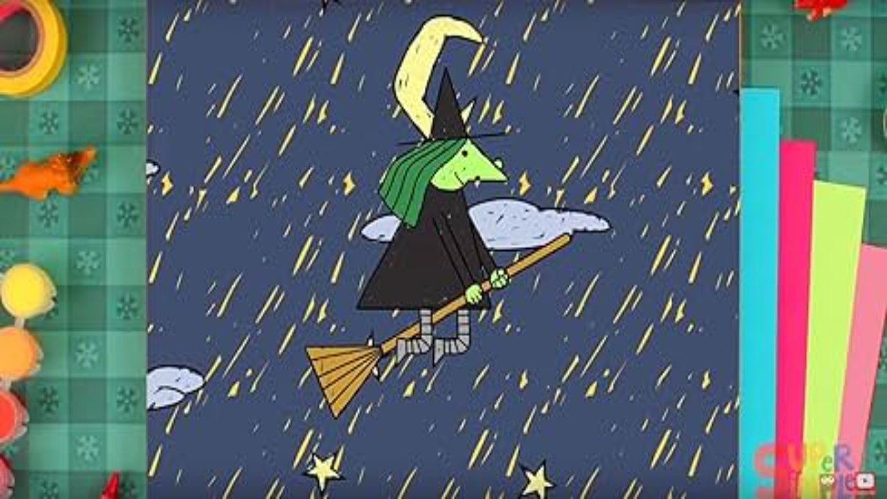 Super Simple Draw - Season 1 Episode 26 : How To Draw A Witch
