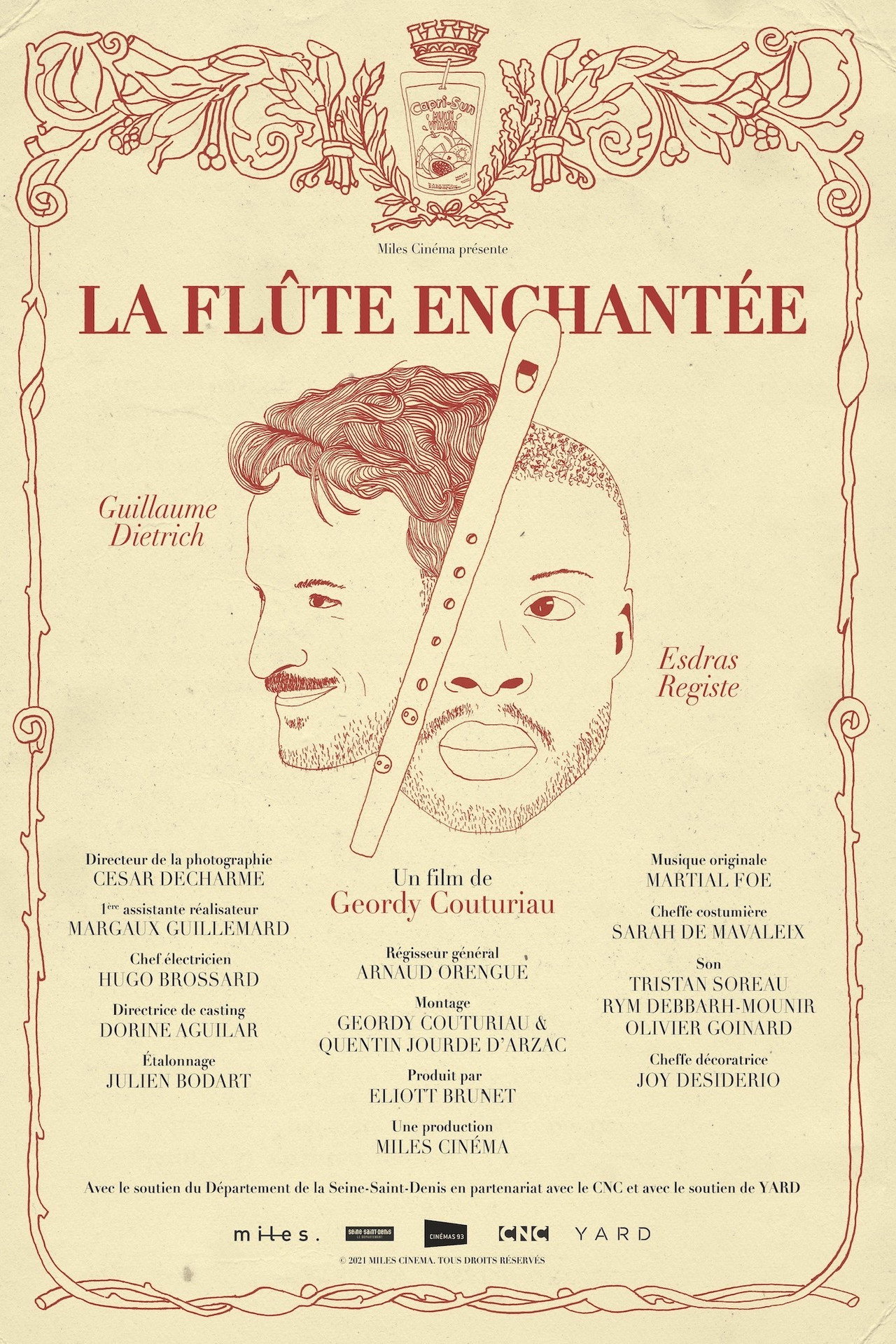 La flûte enchantée filmaffisch