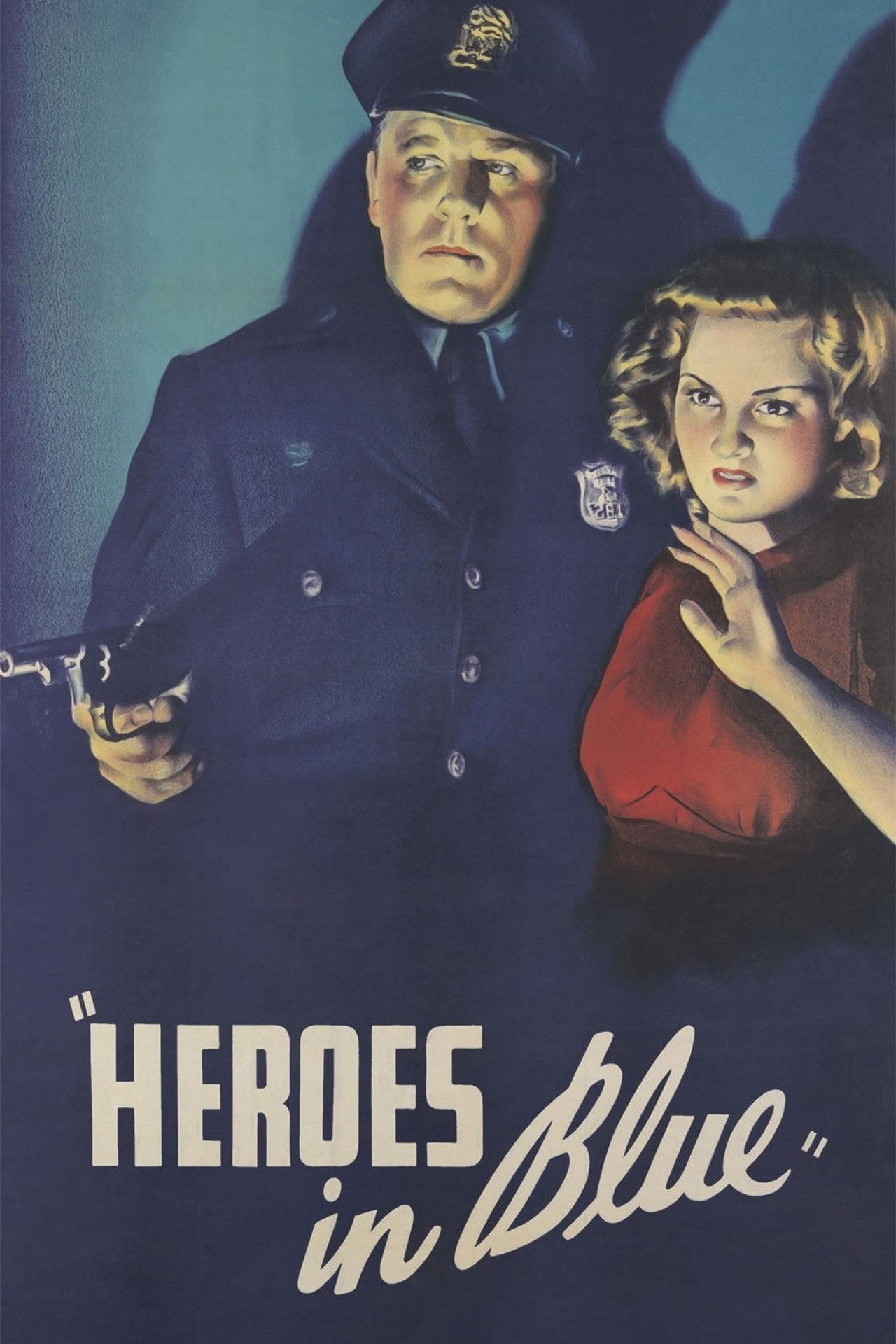Heroes in Blue Backdrop