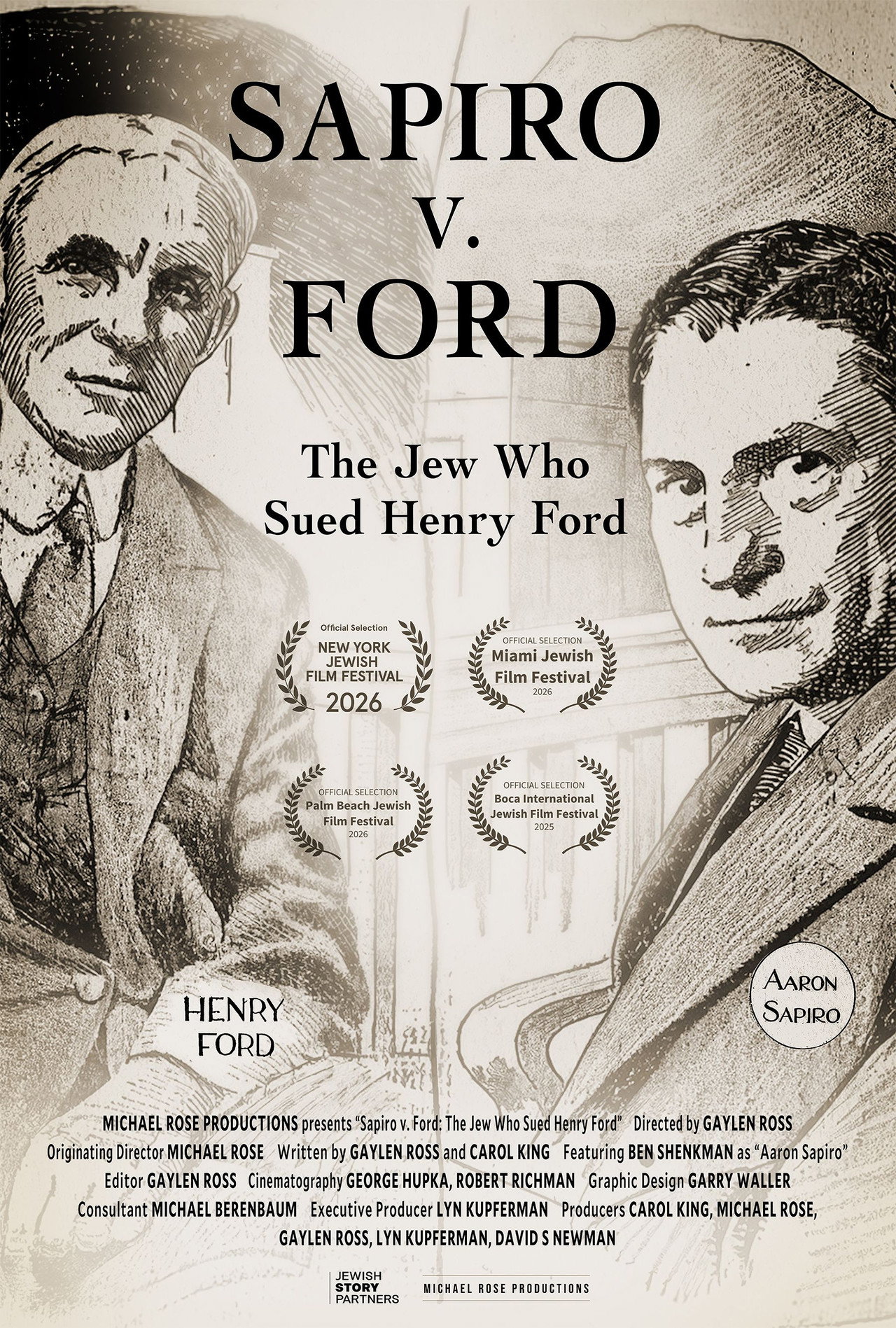 Sapiro vs. Ford: The Jew Who Sued Henry Ford filmaffisch