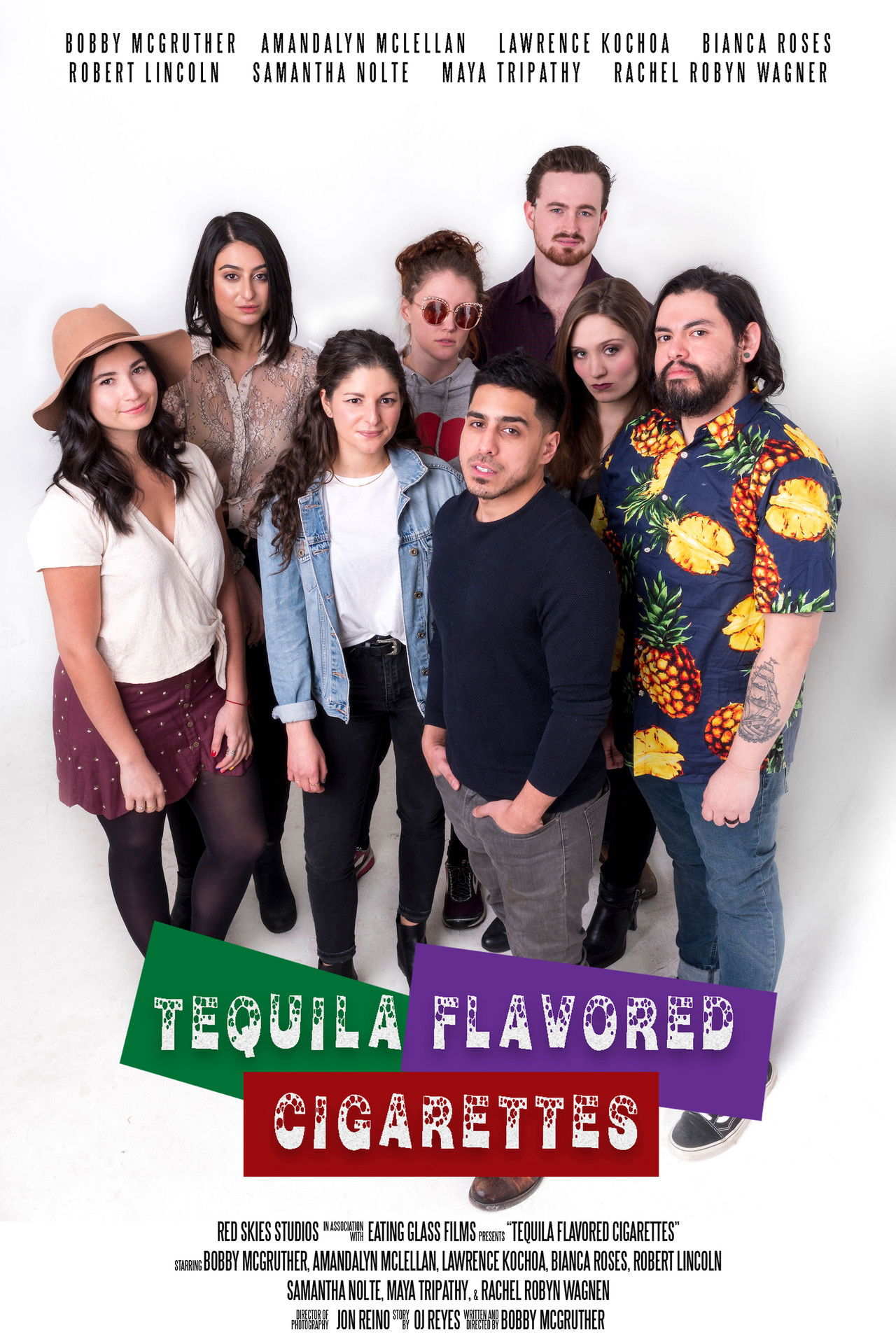 Tequila Flavored Cigarettes Backdrop