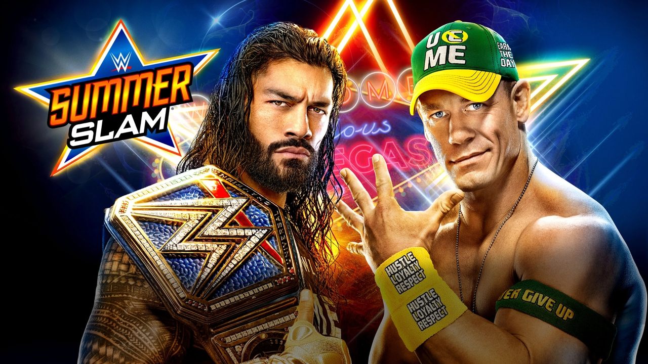 Scen från WWE SummerSlam 2021