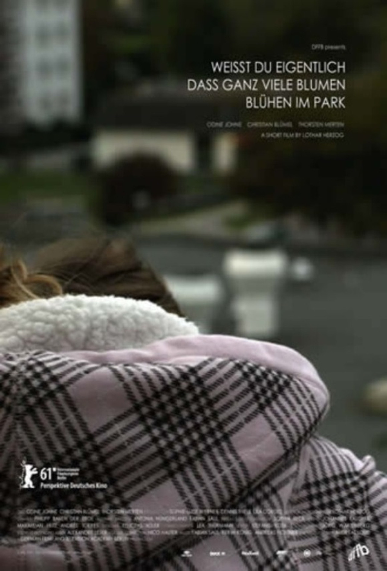 Weisst du eigentlich dass ganz viele Blumen blühen im Park Backdrop