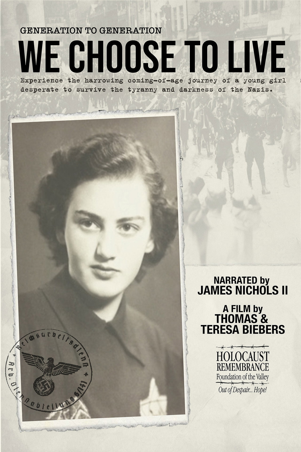 Generation to Generation: We Choose to Live Backdrop