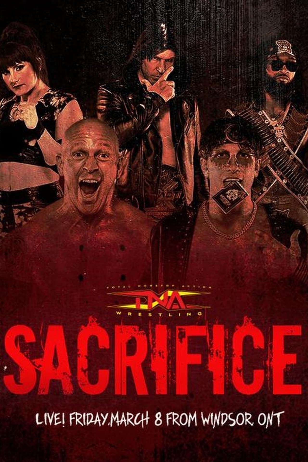 TNA Sacrifice 2024 poster