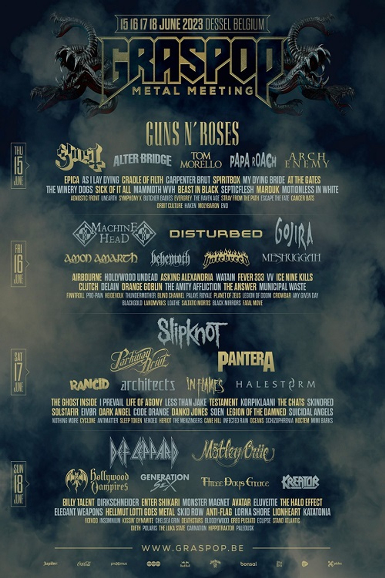Papa Roach: Live at Graspop Backdrop
