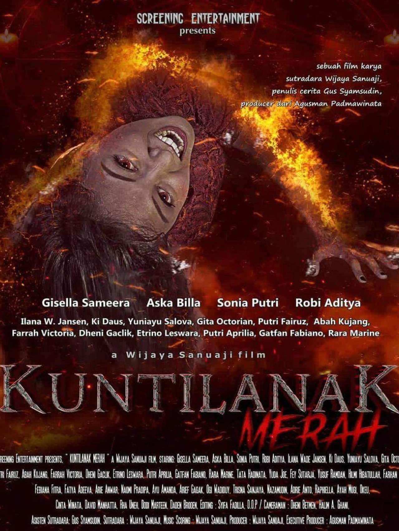 Kuntilanak Merah Pentagram filmaffisch