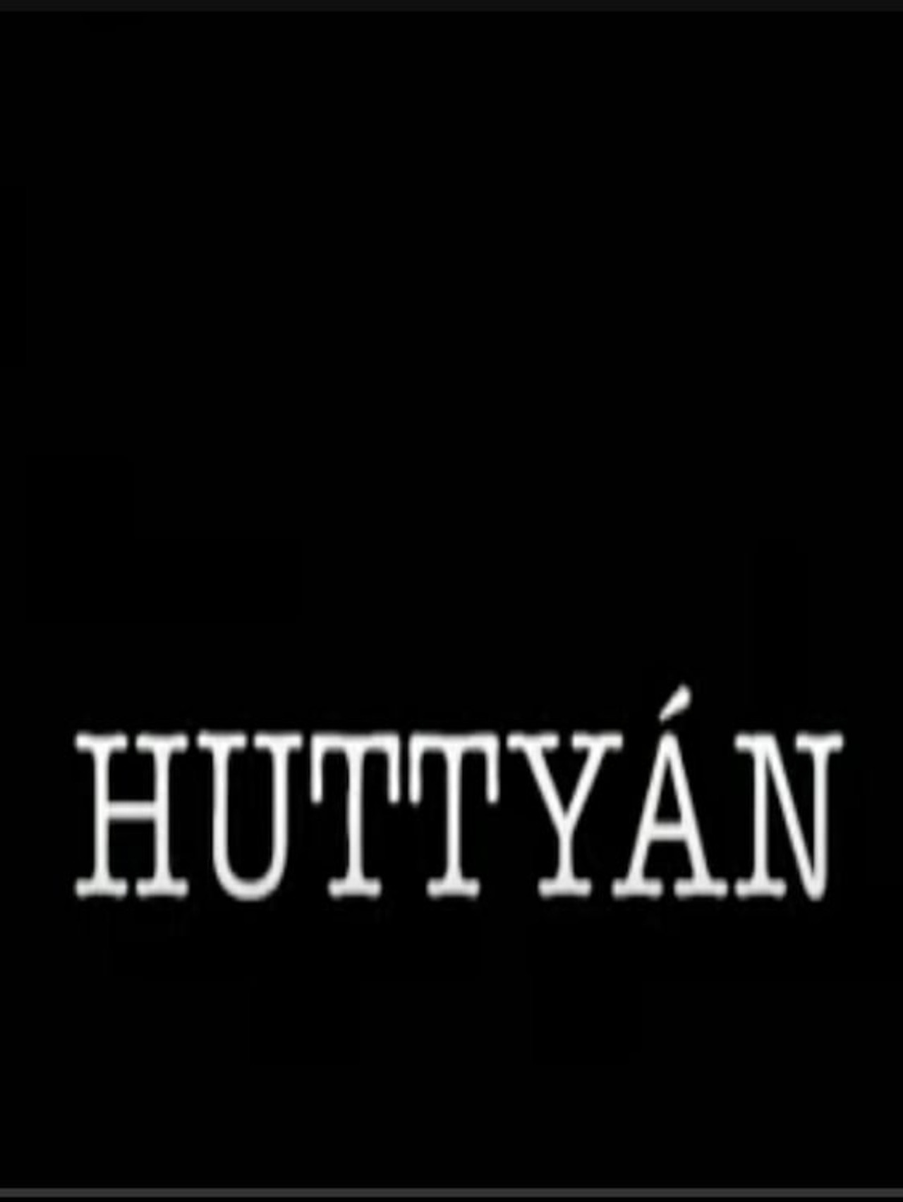 Huttyán filmaffisch