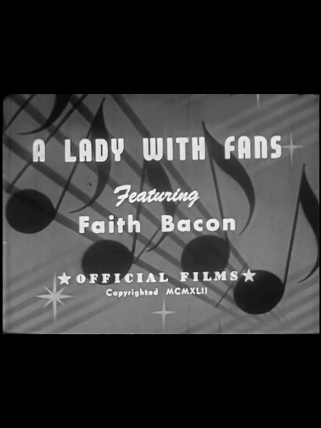 A Lady with Fans filmaffisch