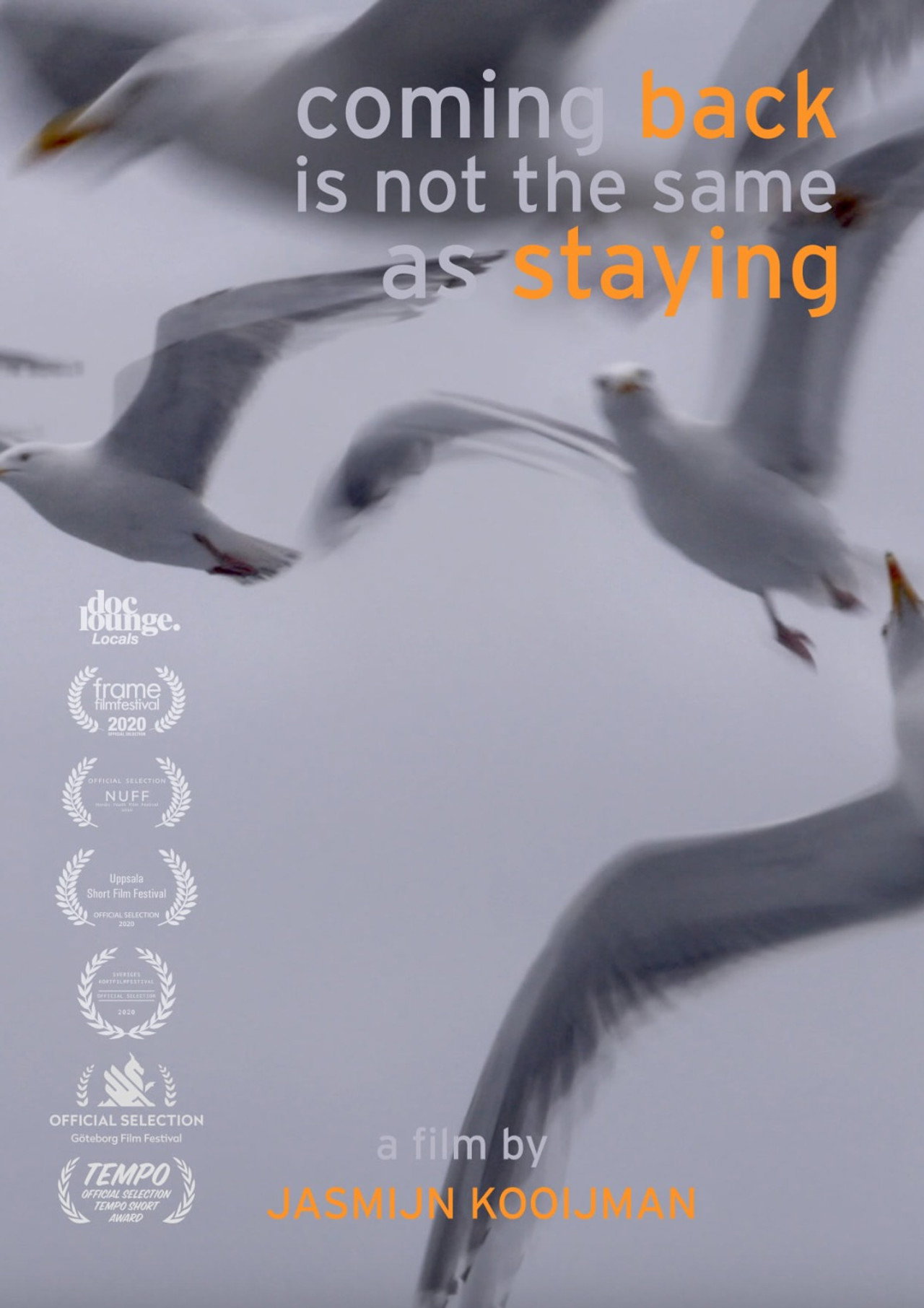 Coming back is not the same as staying filmaffisch
