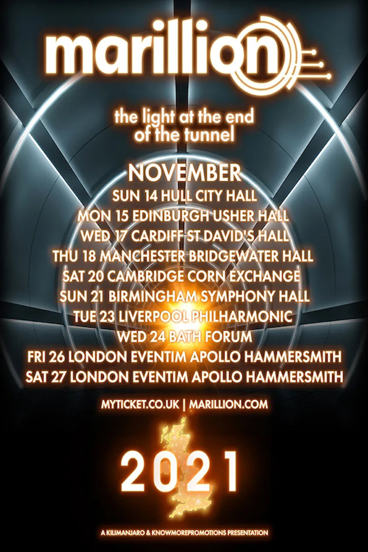 Marillion - The Light at the End of the Tunnel Tour filmaffisch