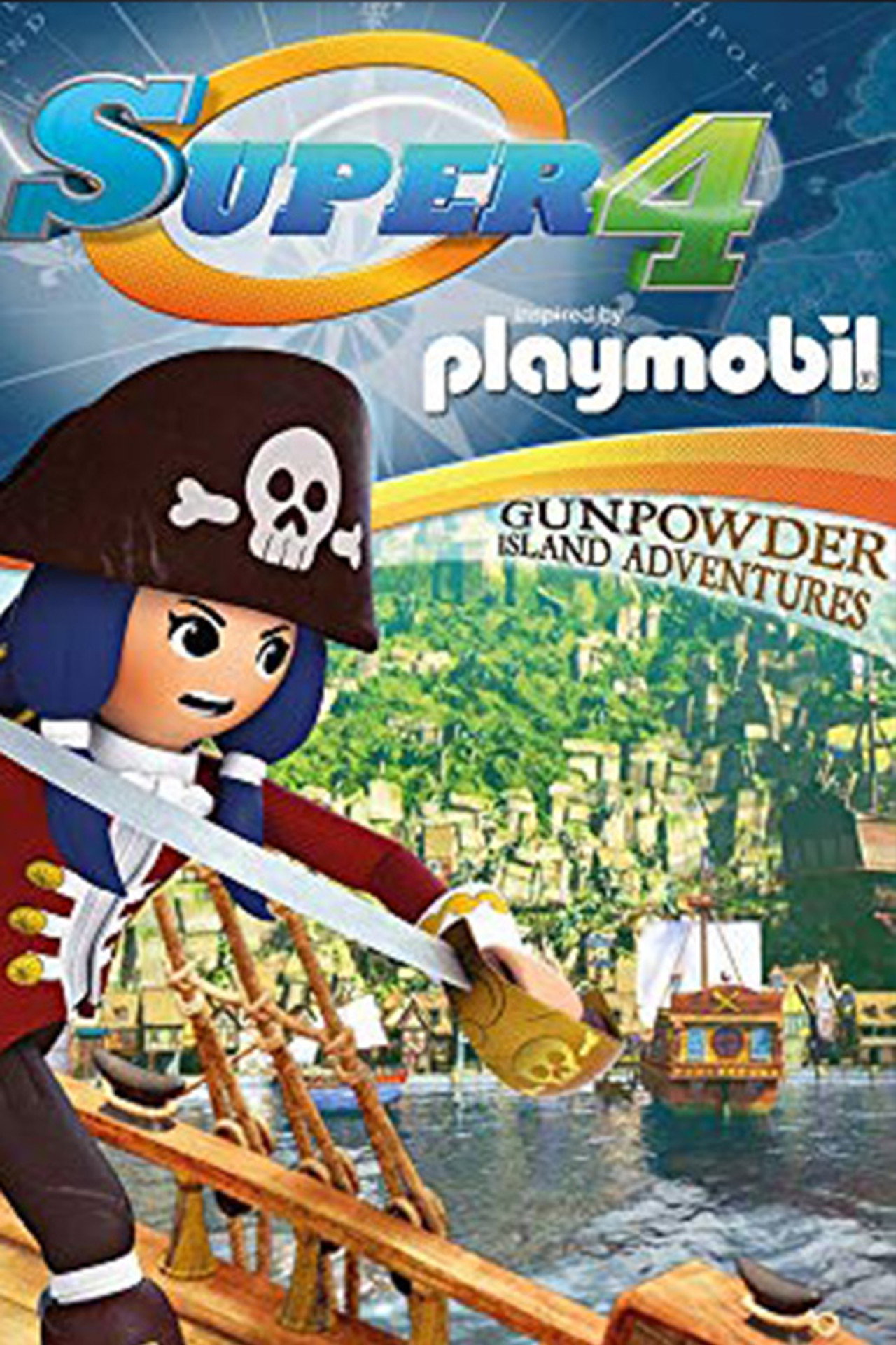 Super 4: Gunpowder Island Adventures Backdrop