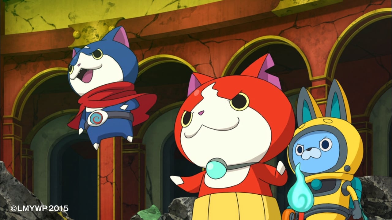 Scen från Yo-kai Watch The Movie: The Great King Enma and the Five Tales, Meow!