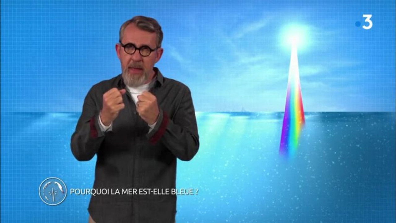 La minute de Jamy — La mer est bleue