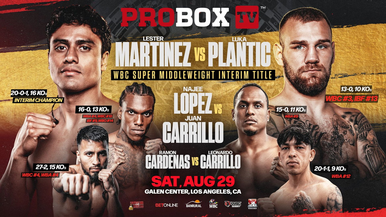 Lester Martinez vs. Luka Plantic