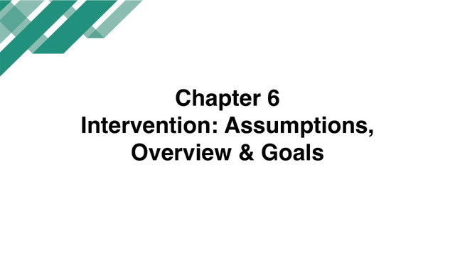 Clinical Foundations in Gottman Method Couples Therapy - Season 1 Episode 8 : Chapter 6 - Intervention