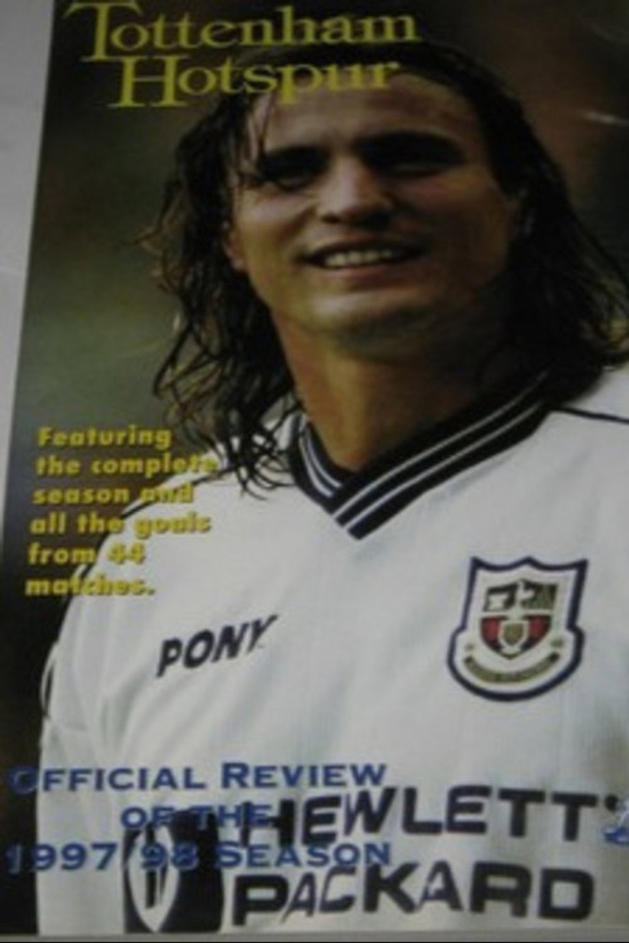 Tottenham Hotspur - Official Review Of The Season 1997-98 Backdrop