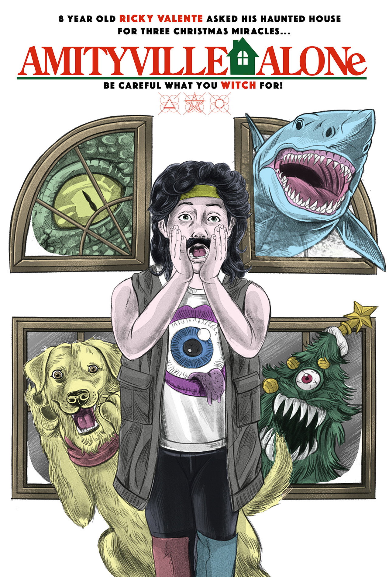 Amityville Alone Backdrop