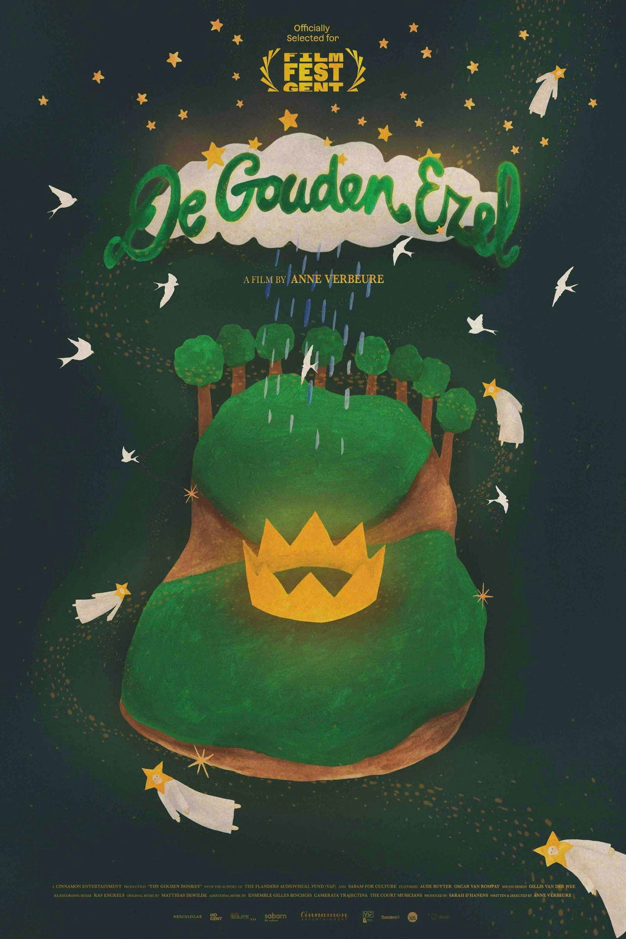 The Golden Donkey Backdrop