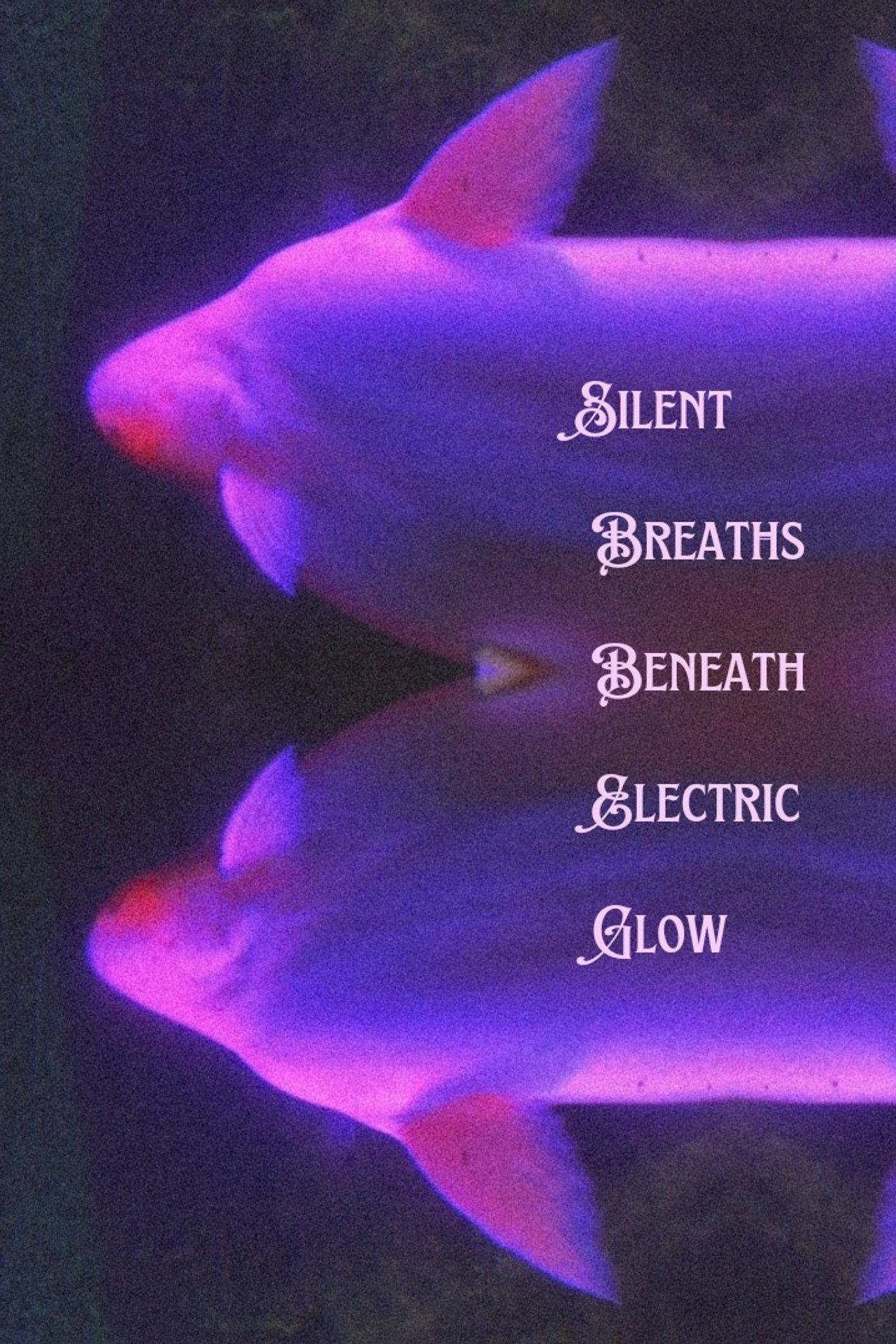 Silent Breaths Beneath Electric Glow poster