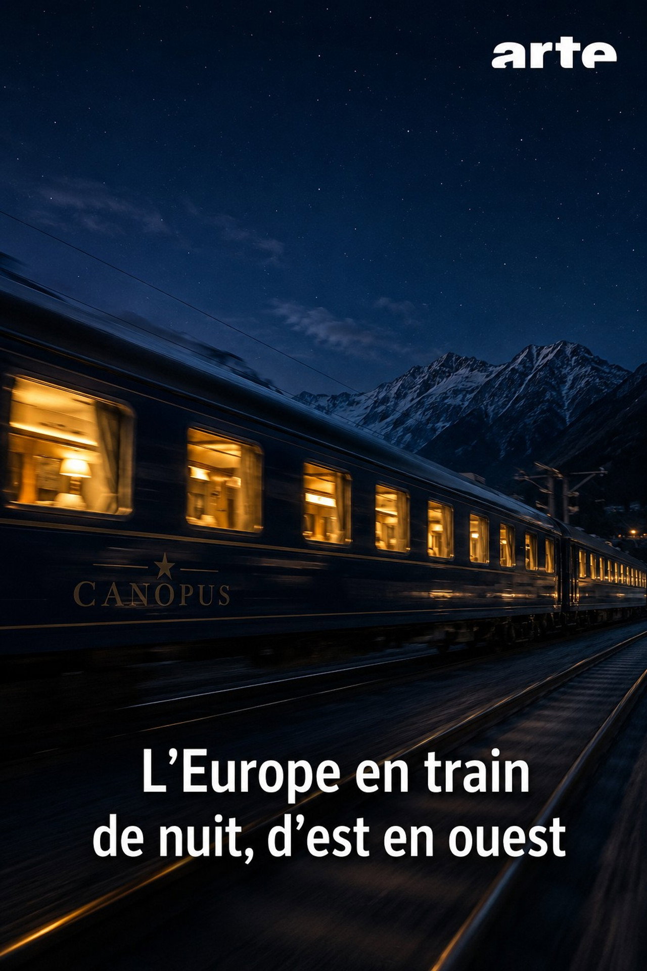 L'Europe en train de nuit, d'est en ouest