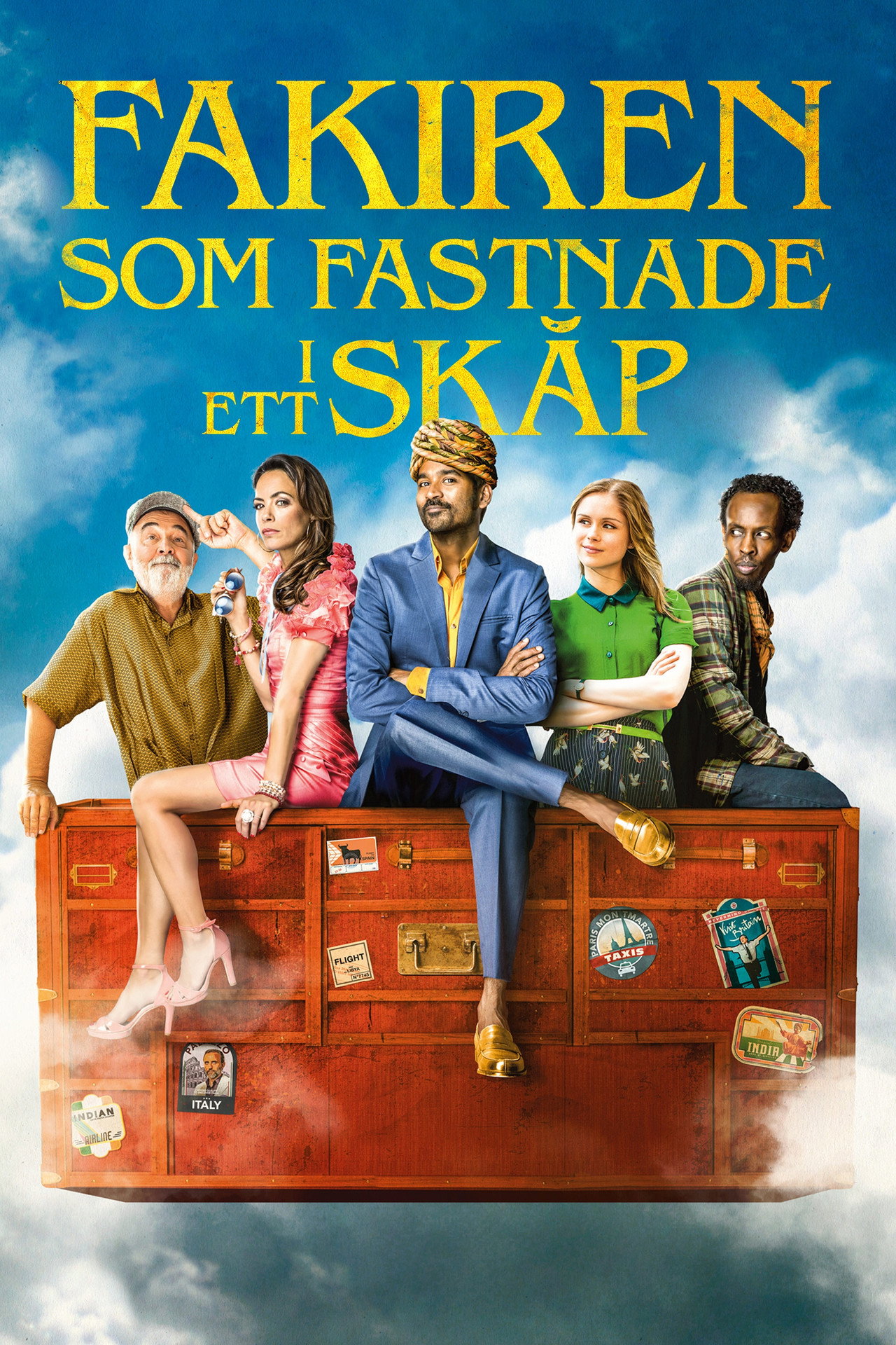 Fakiren som fastnade i ett skåp filmaffisch