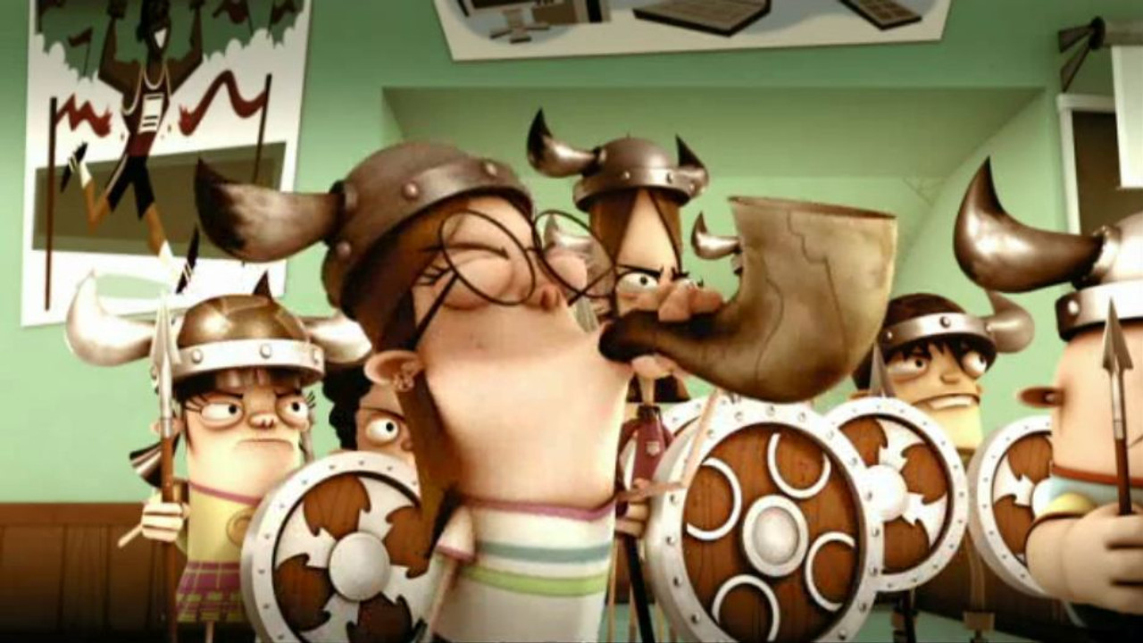 Fanboy and Chum Chum backdrop